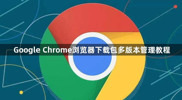 Google Chrome浏览器下载包多版本管理教程1