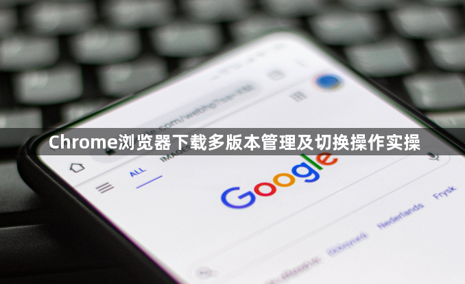 Chrome浏览器下载多版本管理及切换操作实操1