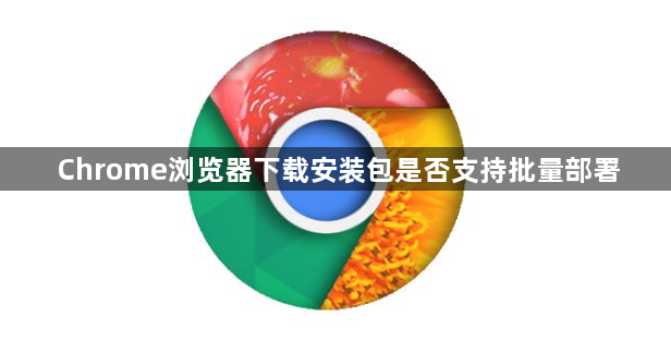 Chrome浏览器下载安装包是否支持批量部署1