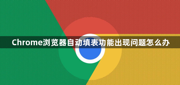 Chrome浏览器自动填表功能出现问题怎么办1