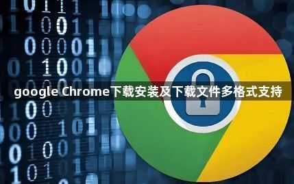 google Chrome下载安装及下载文件多格式支持1