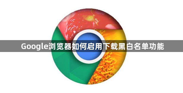 Google浏览器如何启用下载黑白名单功能1