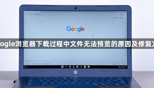 Google浏览器下载过程中文件无法预览的原因及修复方法1