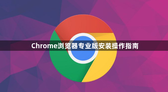 Chrome浏览器专业版安装操作指南1