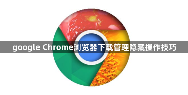 google Chrome浏览器下载管理隐藏操作技巧1