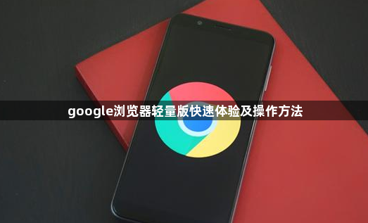 google浏览器轻量版快速体验及操作方法1