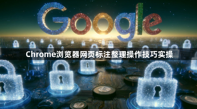 Chrome浏览器网页标注整理操作技巧实操1