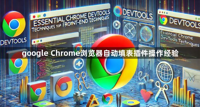 google Chrome浏览器自动填表插件操作经验1