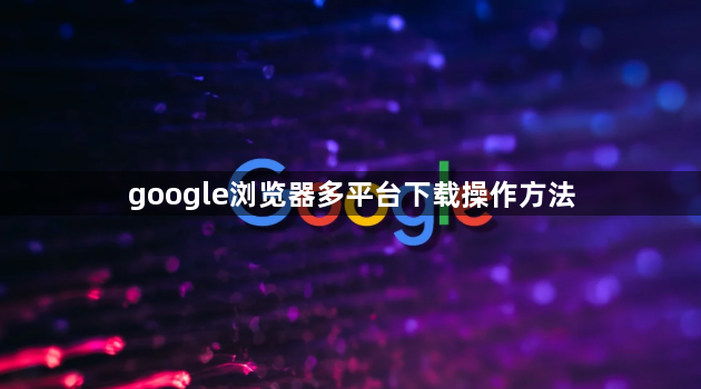 google浏览器多平台下载操作方法1
