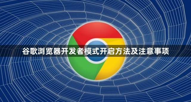 谷歌浏览器开发者模式开启方法及注意事项1