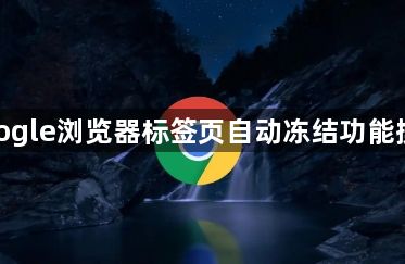 google浏览器标签页自动冻结功能操作1