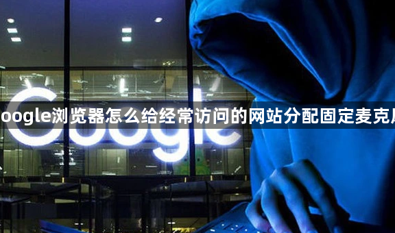 google浏览器怎么给经常访问的网站分配固定麦克风1