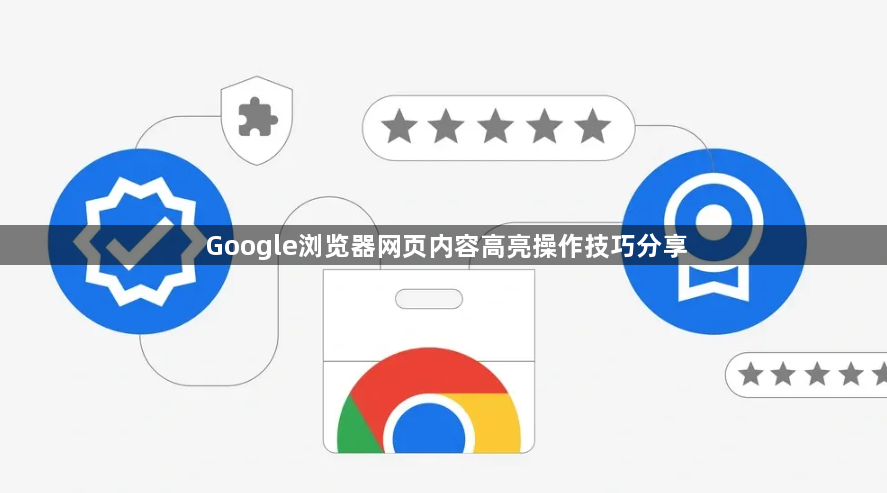 Google浏览器网页内容高亮操作技巧分享1