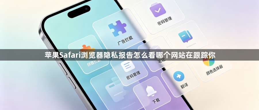 苹果Safari浏览器隐私报告怎么看哪个网站在跟踪你1