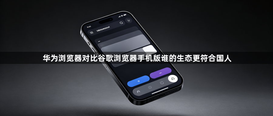 华为浏览器对比谷歌浏览器手机版谁的生态更符合国人1