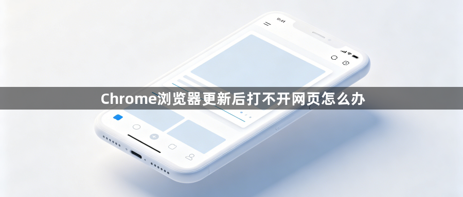 Chrome浏览器更新后打不开网页怎么办1