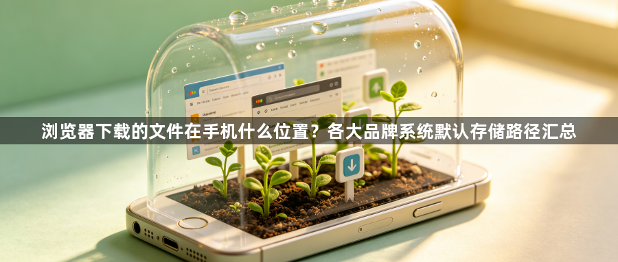 浏览器下载的文件在手机什么位置？各大品牌系统默认存储路径汇总1