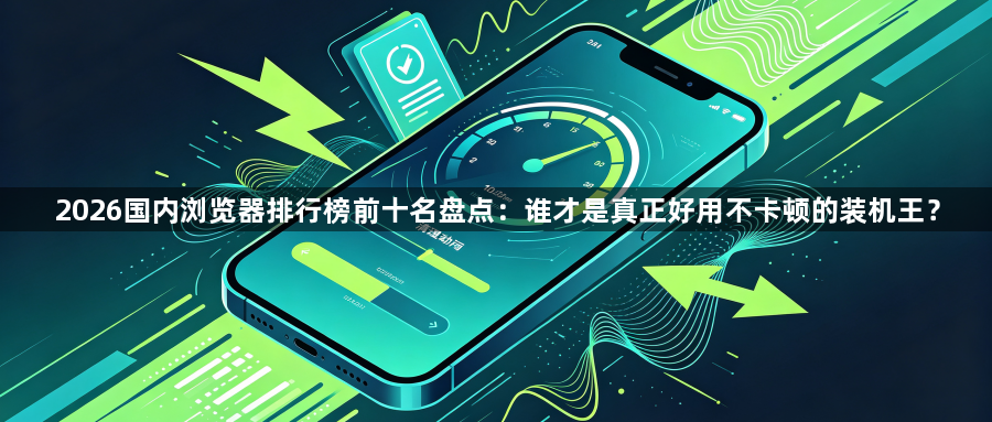 2026国内浏览器排行榜前十名盘点:谁才是真正好用不卡顿的装机王?1