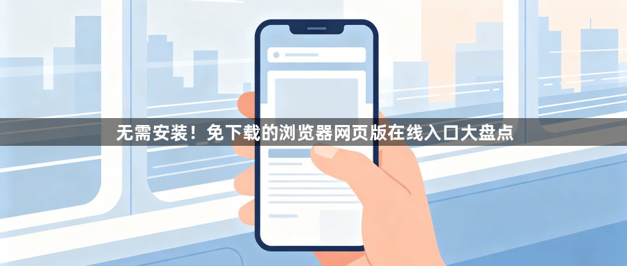 无需安装！免下载的浏览器网页版在线入口大盘点1