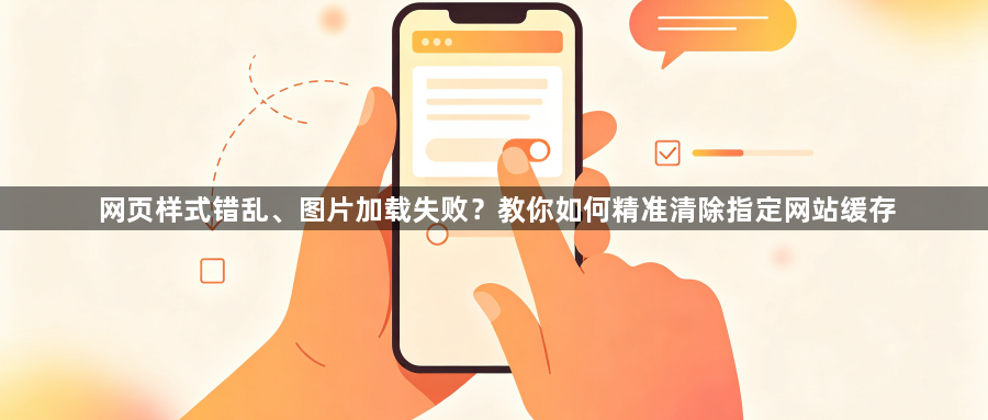 网页样式错乱、图片加载失败？教你如何精准清除指定网站缓存1