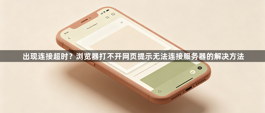 出现连接超时？浏览器打不开网页提示无法连接服务器的解决方法1