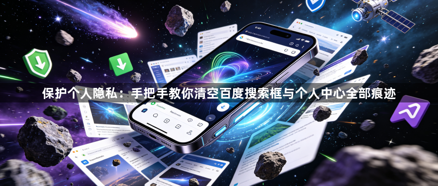 保护个人隐私:手把手教你清空百度搜索框与个人中心全部痕迹1