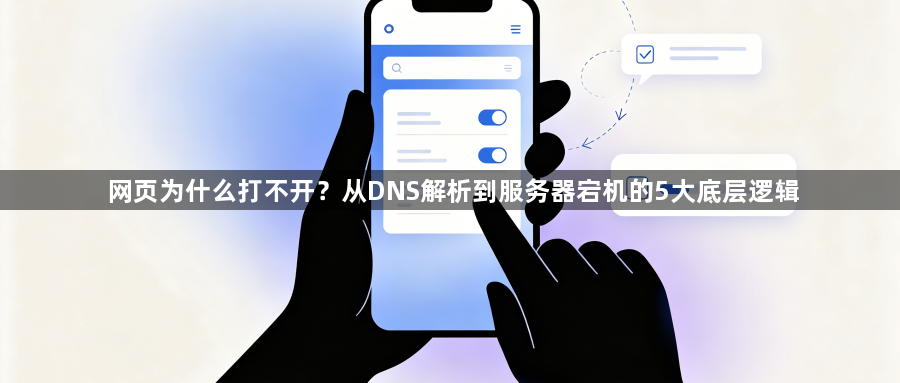 网页为什么打不开?从DNS解析到服务器宕机的5大底层逻辑1