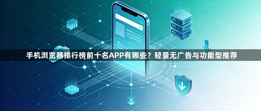 手机浏览器排行榜前十名APP有哪些？轻量无广告与功能型推荐1
