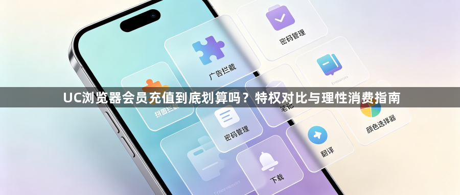 UC浏览器会员充值到底划算吗？特权对比与理性消费指南1