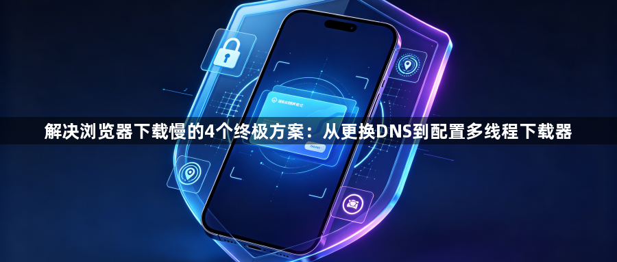 解决浏览器下载慢的4个终极方案:从更换DNS到配置多线程下载器1