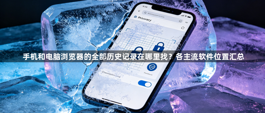 手机和电脑浏览器的全部历史记录在哪里找？各主流软件位置汇总1