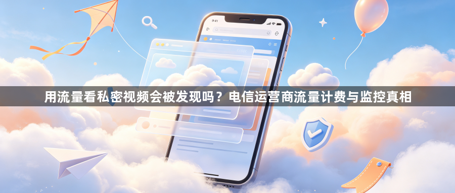 用流量看私密视频会被发现吗？电信运营商流量计费与监控真相1