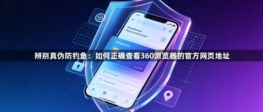 辨别真伪防钓鱼：如何正确查看360浏览器的官方网页地址1