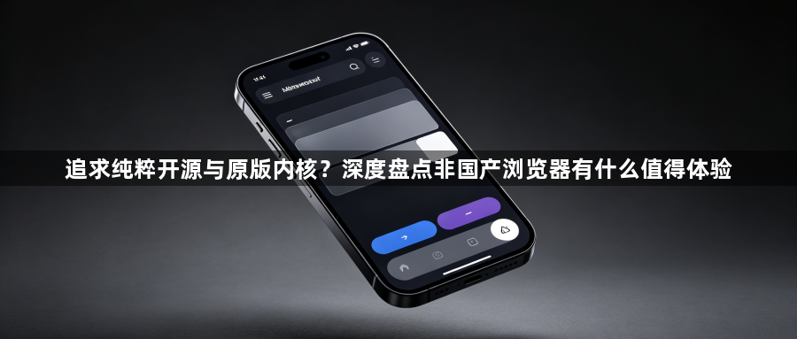 追求纯粹开源与原版内核？深度盘点非国产浏览器有什么值得体验1