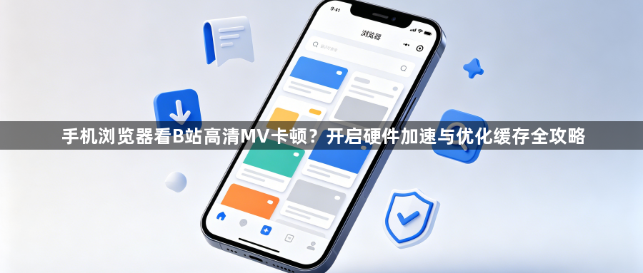 手机浏览器看B站高清MV卡顿？开启硬件加速与优化缓存全攻略1