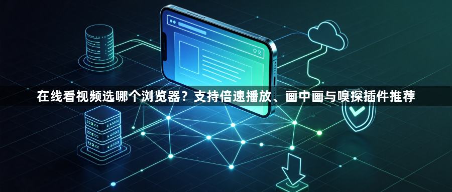 在线看视频选哪个浏览器?支持倍速播放、画中画与嗅探插件推荐1