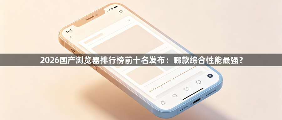 2026国产浏览器排行榜前十名发布：哪款综合性能最强？1