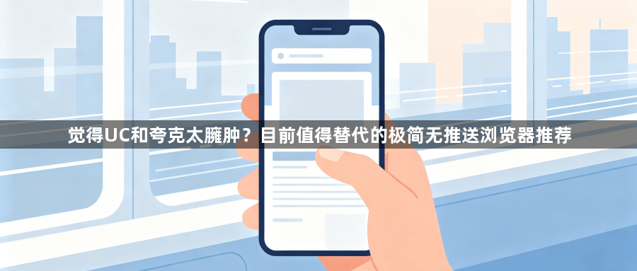 觉得UC和夸克太臃肿？目前值得替代的极简无推送浏览器推荐1