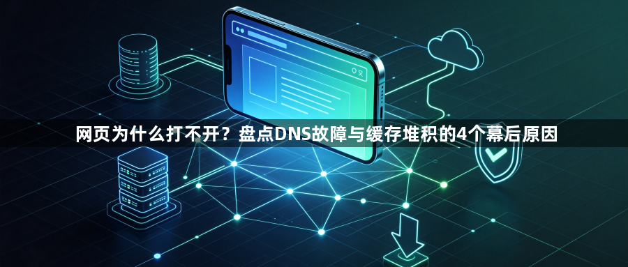 网页为什么打不开？盘点DNS故障与缓存堆积的4个幕后原因1