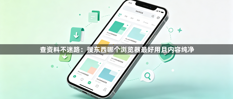 查资料不迷路：搜东西哪个浏览器最好用且内容纯净1