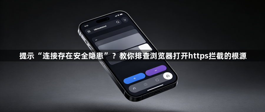 提示“连接存在安全隐患”？教你排查浏览器打开https拦截的根源1