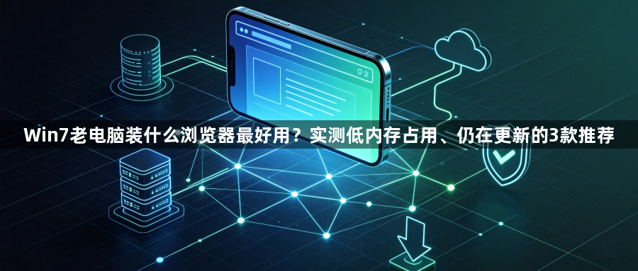 Win7老电脑装什么浏览器最好用?实测低内存占用、仍在更新的3款推荐1