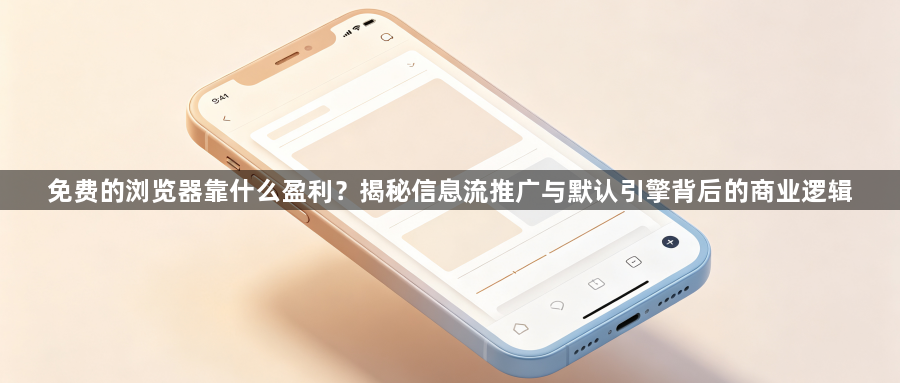 免费的浏览器靠什么盈利?揭秘信息流推广与默认引擎背后的商业逻辑1