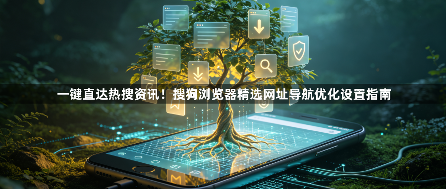一键直达热搜资讯!搜狗浏览器精选网址导航优化设置指南1