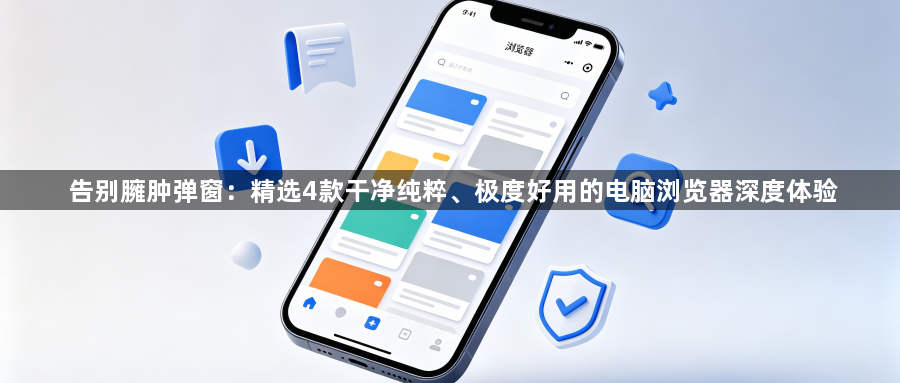 告别臃肿弹窗:精选4款干净纯粹、极度好用的电脑浏览器深度体验1